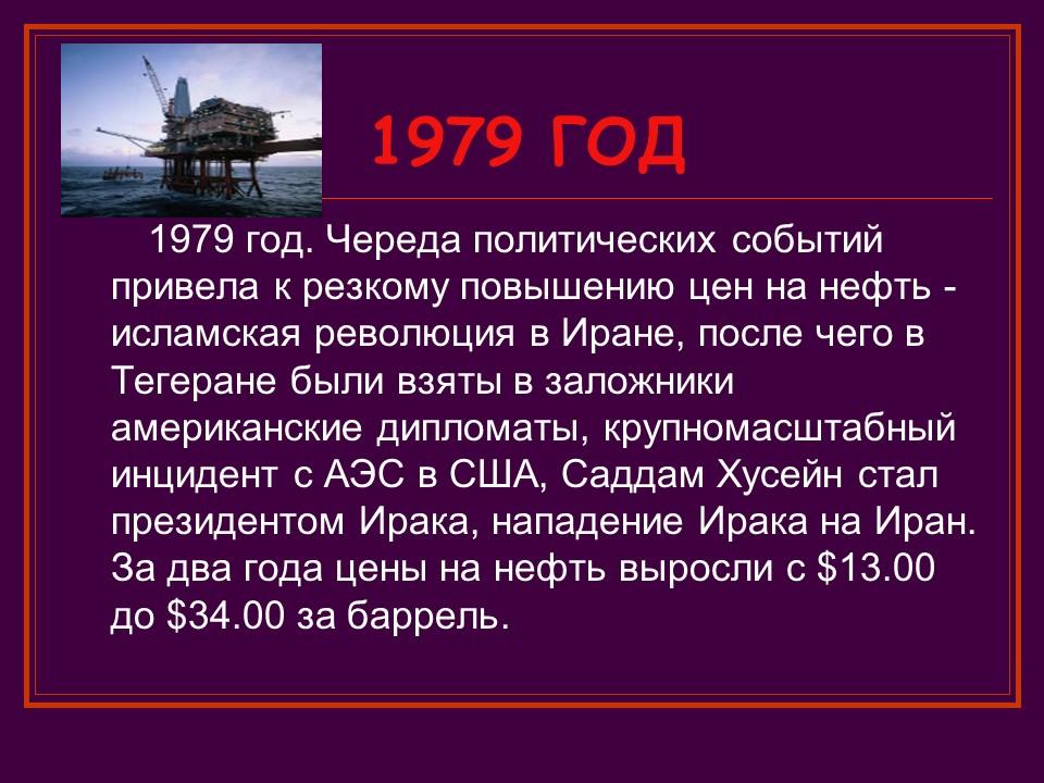 Краткая история нефти