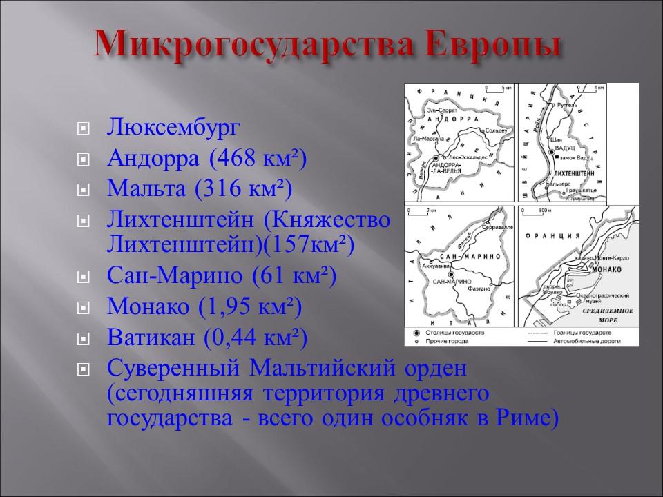 Зарубежная Европа