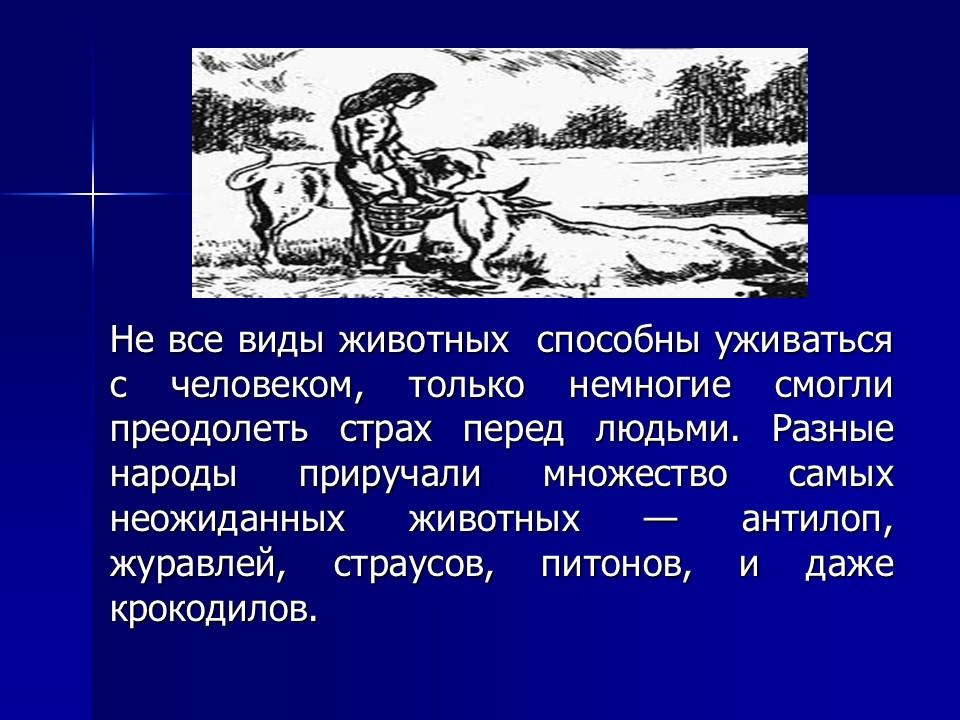 Одомашнивание животных